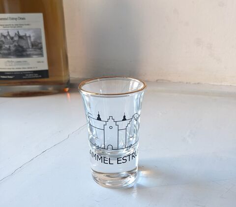 Gammel Estrup snapseglas – 2 stk