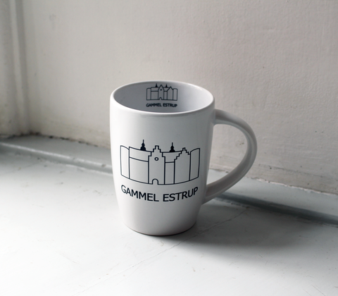 Kaffekrus med Gammel Estrup logo