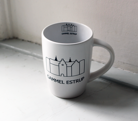 Kaffekrus med Gammel Estrup logo