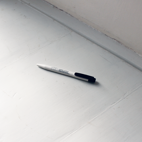 Kuglepen med Gammel Estrup logo