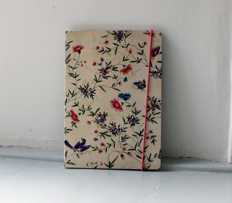 Notesbog med sommerfuglemotiv fra Gammel Estrup