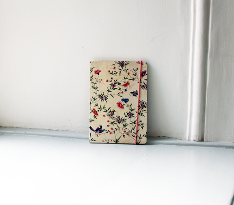 Notesbog med sommerfuglemotiv fra Gammel Estrup