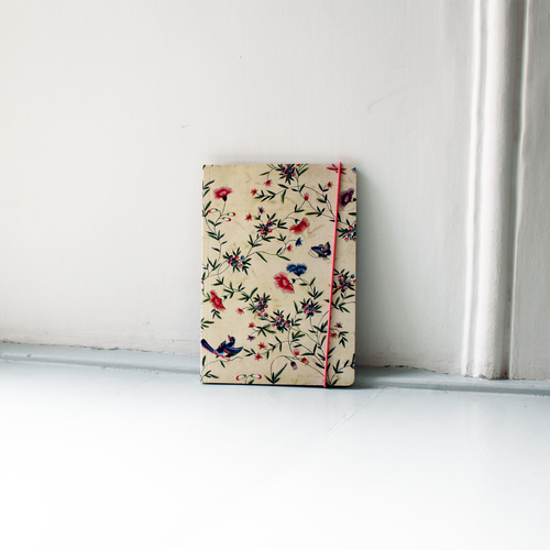 Notesbog med sommerfuglemotiv fra Gammel Estrup