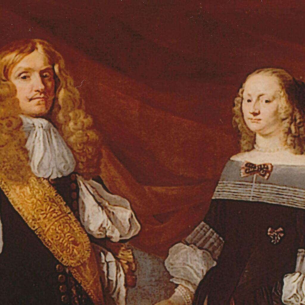 Double portrait of Christen Skeel and Birgitte Rosenkrantz