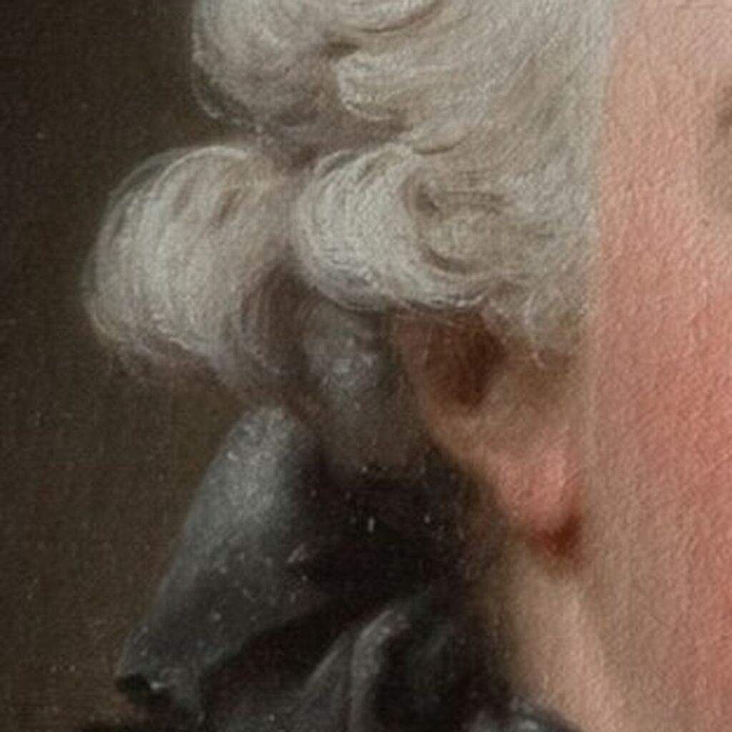 18th century men's hairdo