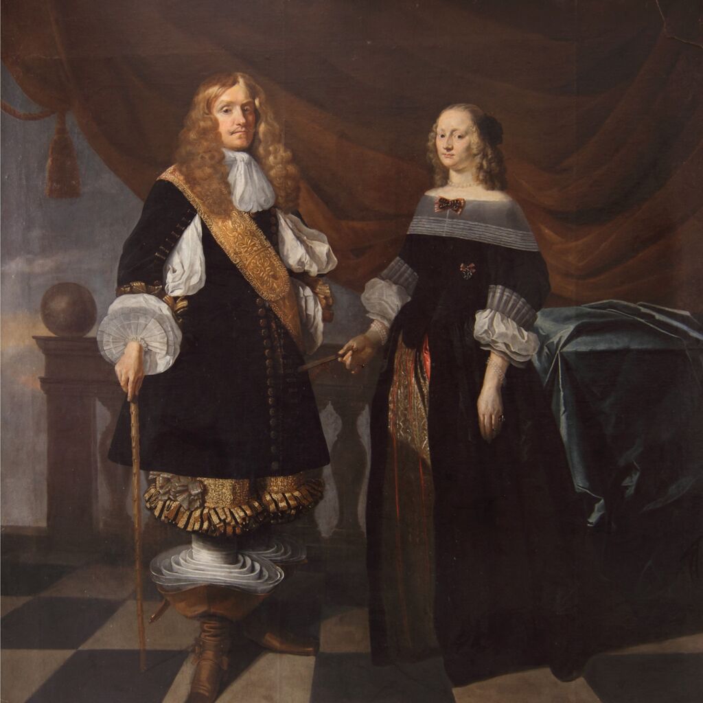 Double portrait of Christen Skeel and Birgitte Rosenkrantz