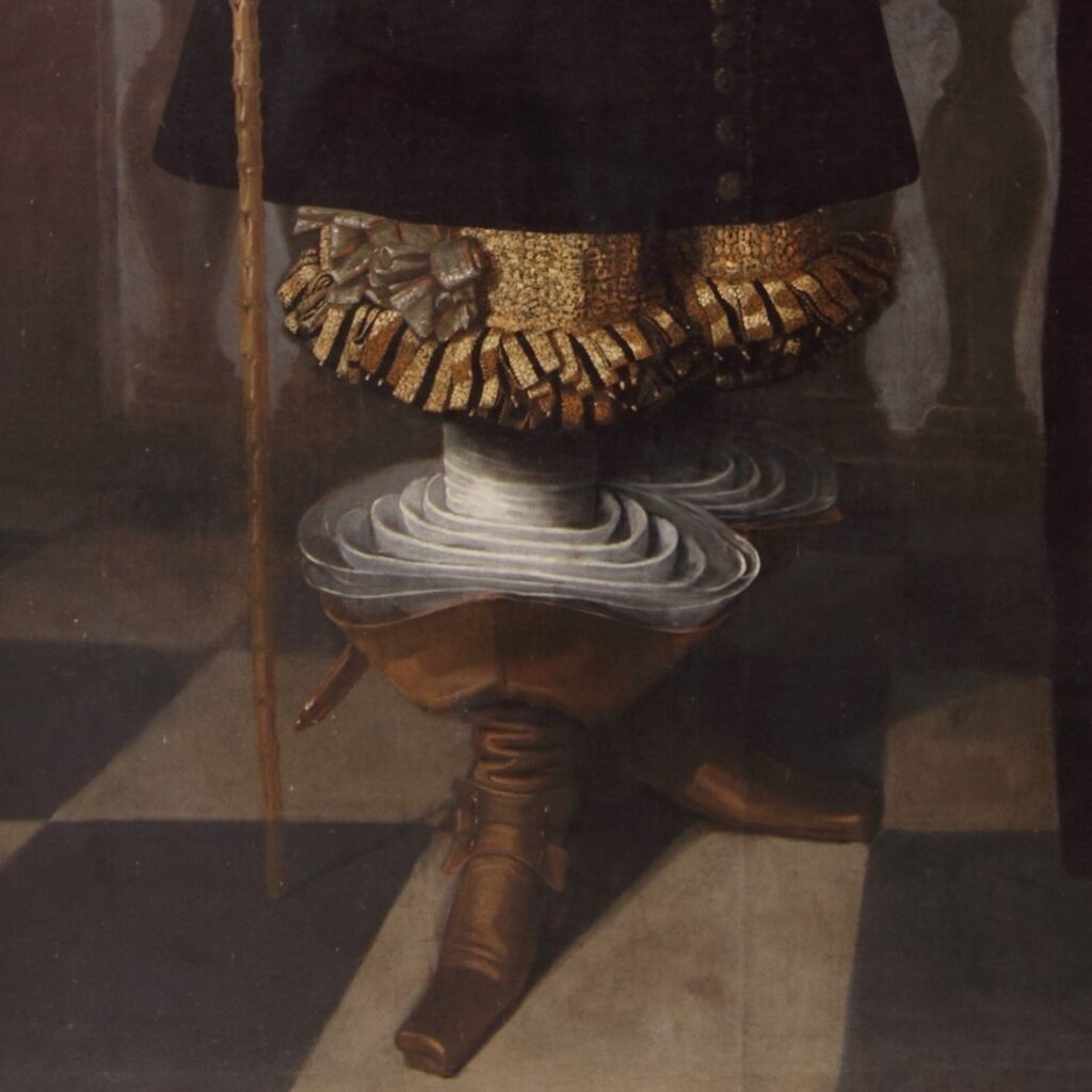 Detail of Christen Skeels' boots